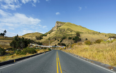 road on top of the mountains 