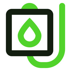 Blood Donor Icon in Line Duotone Style Suitable for Web, Apps, Presentation, or Printable Meanings