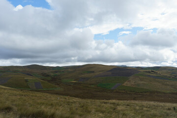 dust road  on  the  Mountains