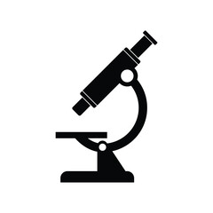 microscope icon science isolated on white background