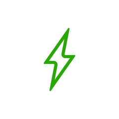 simple energy saving and eco friendly icon