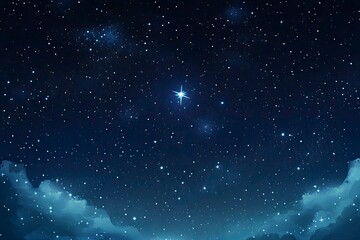 Obraz premium Stars and night sky. Starry sky background. Looking up at the stars , ai