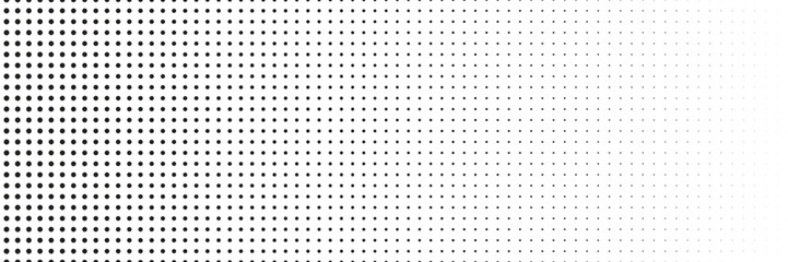 Background with monochrome dotted texture. Polka dot pattern template