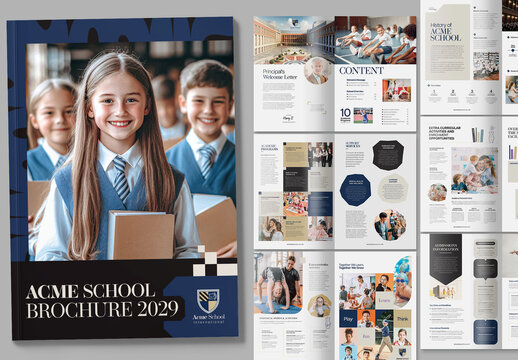 School Brochure Template