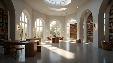 interior of restaurant hall