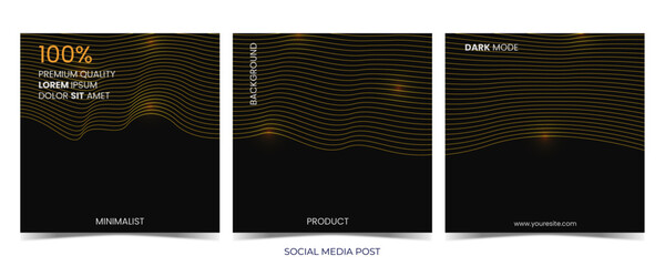 SOCIAL MEDIA POST 48 WITH MINIMALIST DARK THEME BACKGROUND VERSATILE FOR ALL PLATFORMS	