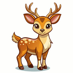 Cartoon Deer art Vector