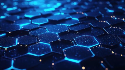 Obraz premium Abstract Hexagon Pattern