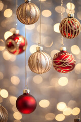 Festive Hanging Christmas Ornaments
