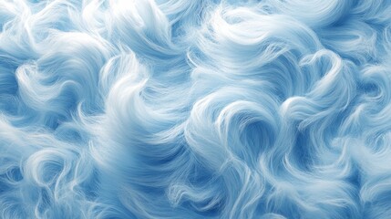 Fototapeta premium Abstract Blue and White Wavy Texture Background