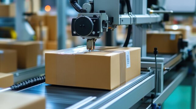 Automated Package Labeling in a Warehouse
