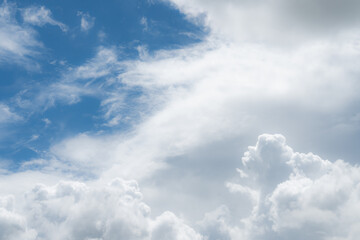 blue sky with clouds