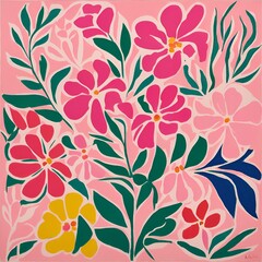 different shades of pink flower