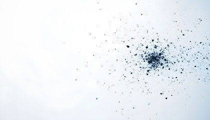 Obraz premium A mostly blank background with a small, centered design, like a tiny star or dot, emphasizing simplicity and space