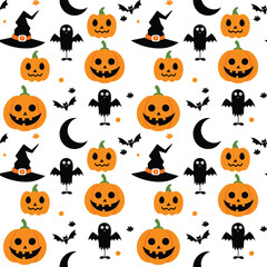 Halloween pumpkin  pattern