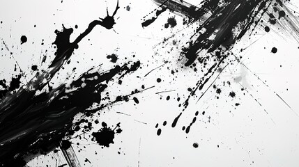 Naklejka premium ink splatter pattern wallpaper