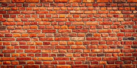 Red brick wall background with rough texture, perfect for urban or industrial design projects