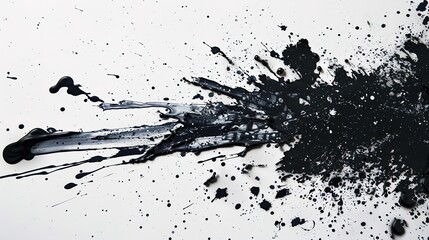 Naklejka premium Ink splatter pattern wallpaper
