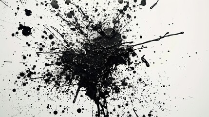 Ink splatter pattern wallpaper