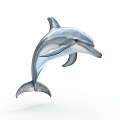Fototapeta premium Dolphin Leaping Out Of The Water.