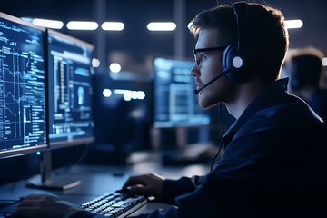 technical customer support at calling centre