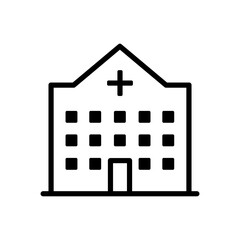 Hospital icon vector illustration graphic design