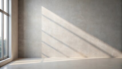 Minimalist Room with Window Light.