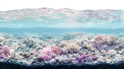 Underwater Coral Reef Landscape   Ocean Life and Marine Ecosystem
