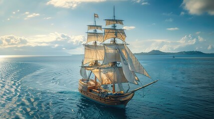 ship sailing wallpaper