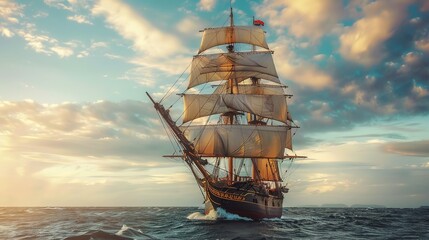 ship sailing wallpaper