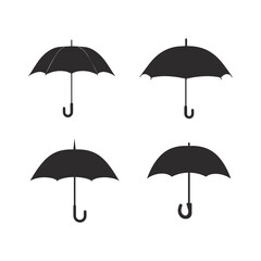 Umbrella isolated on white background. vector illustration.