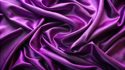 Obraz premium Close up of luxurious purple fabric with incredibly soft texture