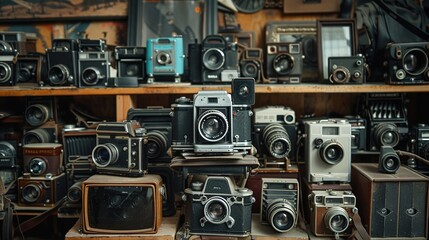 Vintage camera collection