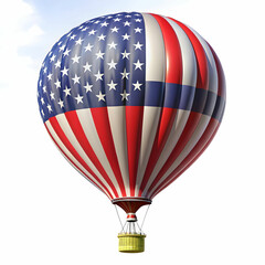 american flag design isolated