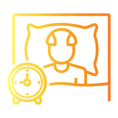 patient Line Gradient Icon