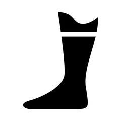 Prosthetic leg icon vector illustration graphic design