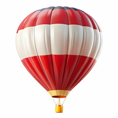 Obraz premium Austria flag hot ballon isolated