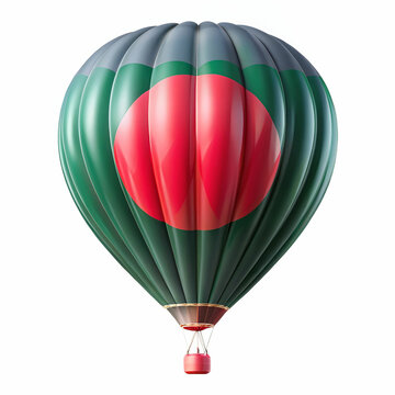 recommend clip art: bangladesh flag hot ballon isolated