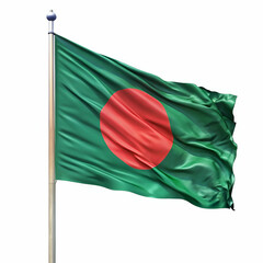 bangladesh flag hot ballon isolated