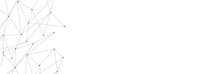 Illustration Vector design digital technology concept. Global network connection. Grey graphic background dots with connections technologies and sharing data as abstract concept.