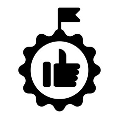 Obraz premium Political Endorsement Icon