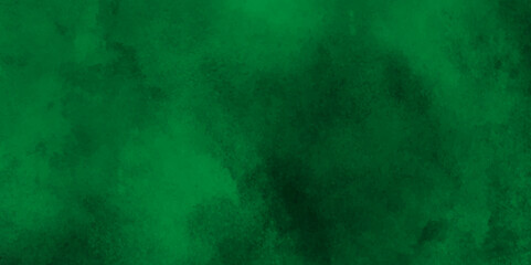 Green grunge textured wall background,smoke fog or clouds in center with dark border grunge design,Colorful green textures for making flyer, poster, cover, banner and any design.