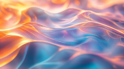 Obraz premium Abstract Liquid Swirls in Vibrant Hues