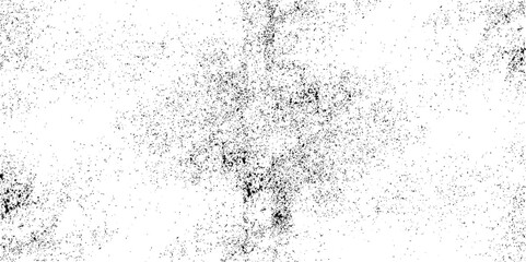 Black and White Grunge Texture with Dust and Grain Noise Particles - Vector Illustration,  Small grunge sprinkles, particles, dust and spots texture.