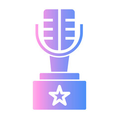 singer contest Gradient icon