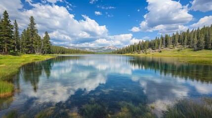 Obraz premium WY lake