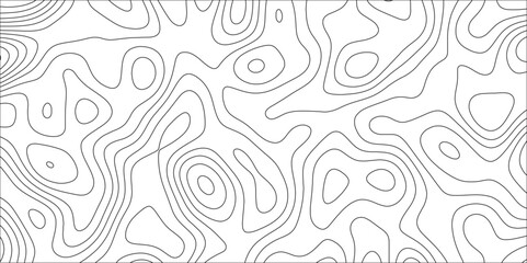 Gray line waves topographical design. Topography and geography map grid abstract backdrop. Topographic cartography. Geographic mountain relief. retro topographic map.