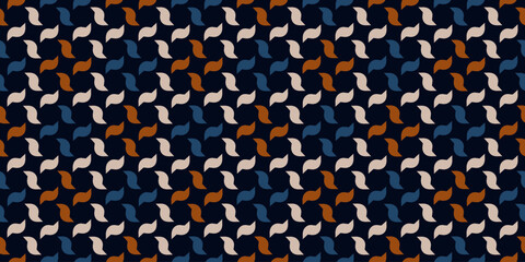 Modern plaid pattern abstract shapes background. Repeating line shaped elegant texture design. Scarf, dress, shirt textile fabric swatch. Easy to recolor all over print block. Colorful vector graphic.