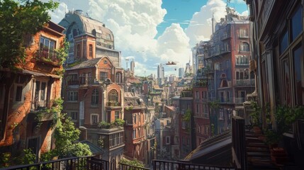 Start guide with city view