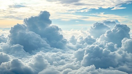 Dramatic clouds with visible graininess